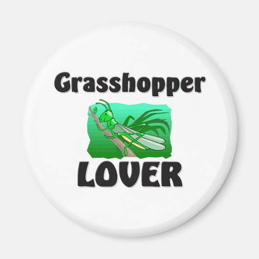 Grasshopper Lover Magneet (Voorkant)