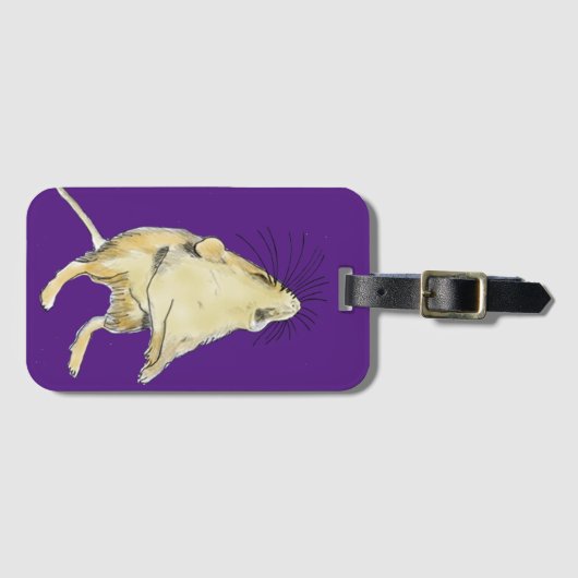 Grasshopper Mouse Bagagelabel (Voorkant (horizontaal))