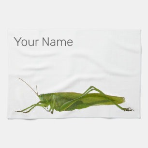 Grasshopper of Hayhorse Retro Insect Dierengift Theedoek