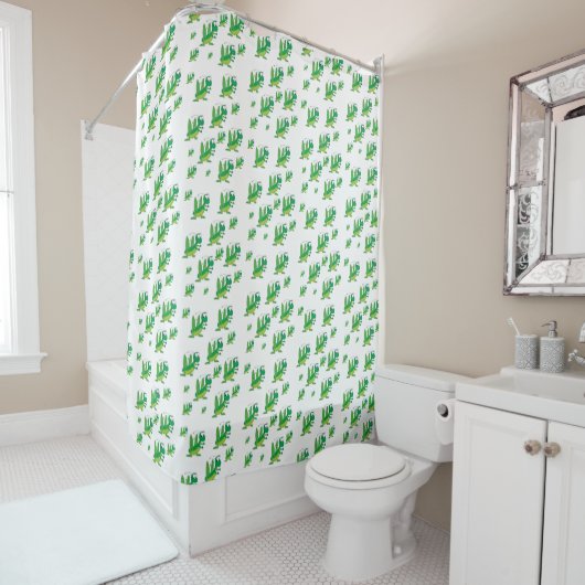 Grasshopper rideau de douche pour enfants (En situation)