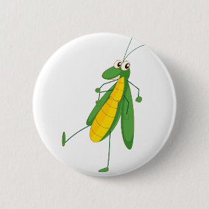 Grasshopper Ronde Button 5,7 Cm