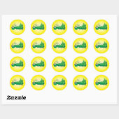 Grasshopper Ronde Sticker (Vel)
