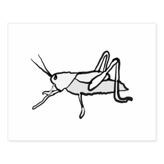 Grasshopper Rubberstempel (Afrduk)