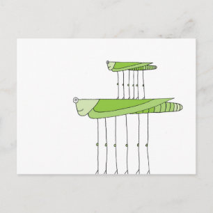 Grasshopper Stack Briefkaart