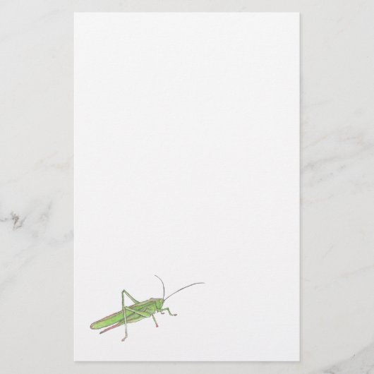 Grasshopper Stationery Briefpapier (Voorkant)