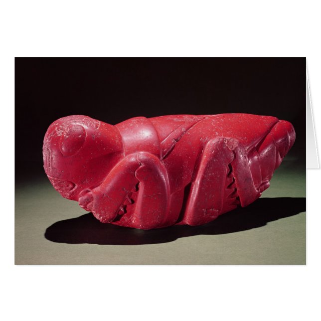 Grasshopper uit Chapultepec, Mexico, c.1500 (karn) (Voorkant Horizontaal)