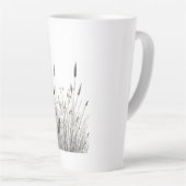Grasshopper & Wild Grass Ink Art Coffee Mug (Angle droit)