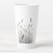 Grasshopper & Wild Grass Ink Art Coffee Mug (Devant)