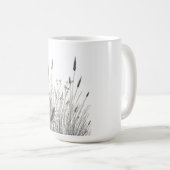 Grasshopper & Wild Grass Ink Art Coffee Mug Koffiemok (Voorkant rechts)