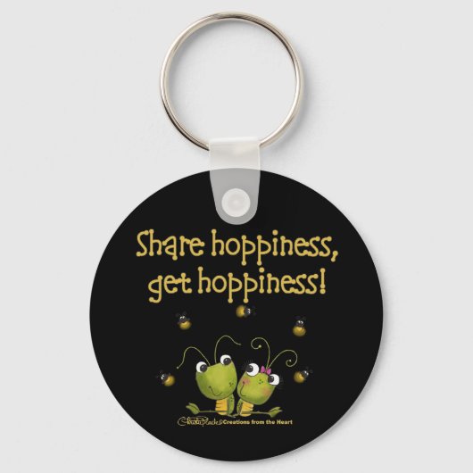 Grasshoppers delen Hoppiness Sleutelhanger (Voorkant)