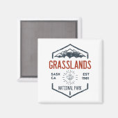 Grasslands National Park Canada Magneet (Voorkant / Achterkant)