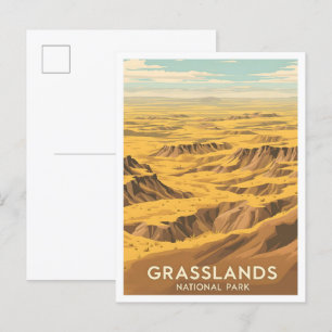 Grasslands National Park Saskatchewan Canada Briefkaart