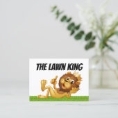 Grassnijden voor persoonlijk gebruik visitekaartje (Staand voorkant)