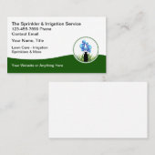 Grassproeiers en irrigatie visitekaartje (Voorkant / Achterkant)