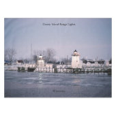 Grassy Island Range Lights tafelkleed (Voorkant (Horizontaal))