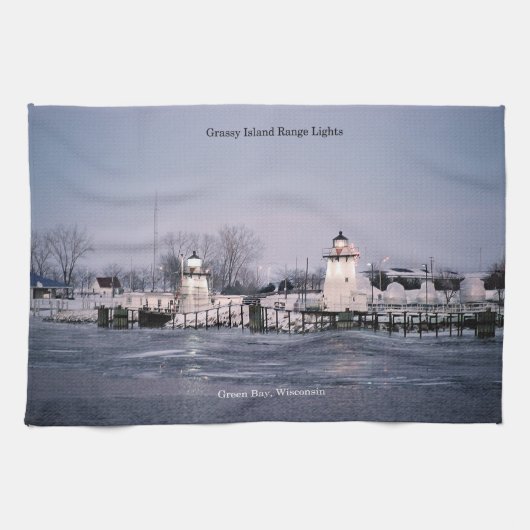 Grassy Island Range Serviette de cuisine (Horizontal)