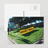 Grassy Knoll in Dealey Plaza Briefkaart (Voorkant / Achterkant)