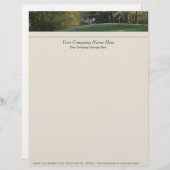 Grassy Landscape Letterhead Gepersonaliseerd Briefhoofd (Voorkant / Achterkant)