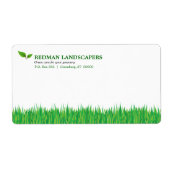 Grassy Landscape Shipping Label (Voorkant)