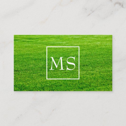 grasveld visitekaartje (Voorkant)