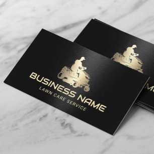 Grasverzorging & Landscaping Gouden Rijden Maaier  Visitekaartje