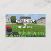 Grasverzorging & Landscaping maaiservice Visitekaartje (Voorkant)