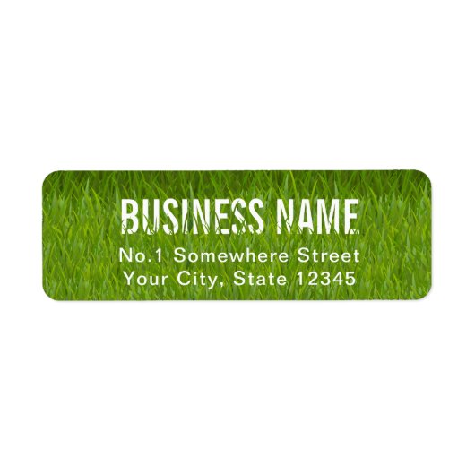 Graszorg & Landschapsarchitectuur Service Groen Etiket (Voorkant)