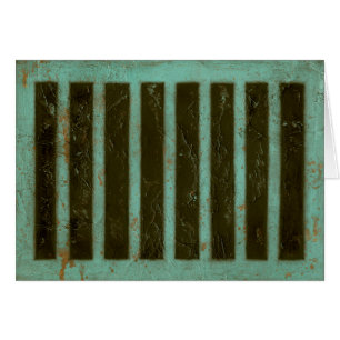 Grate d'air turquoise contemporaine