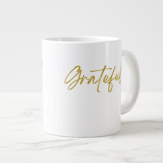 Grateful 20 oz Jumbo Mug (Devant droit)