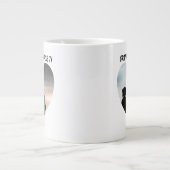 Grateful Agradecida tweetalig Moederdag hart Extra Grote Beker (Voorkant)