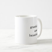 Grateful and Beautity Rose Mug (Devant droit)