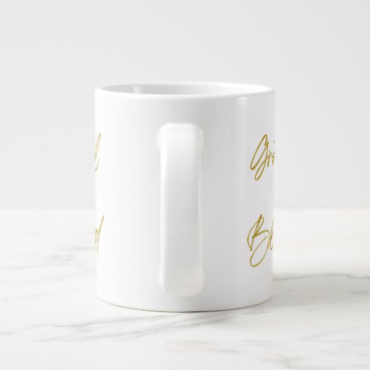 Grateful & Blessed Jumbo 20 oz Mok (Achterkant)