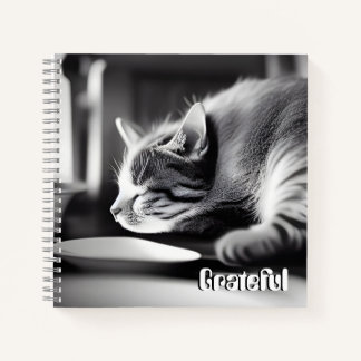 Grateful - Calm Cat Gratitude Journal Notitieboek
