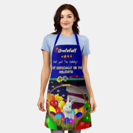 Grateful Chef Holiday Bunny Eggs Schort