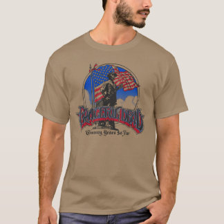 Grateful Deadwenty Years So Far American Flag Vint T-shirt