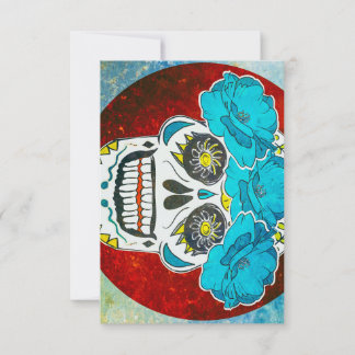 Grateful dode calavera briefpapier kaart