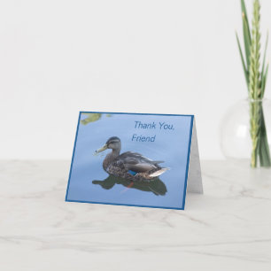 Grateful Duck : Carte de remerciements