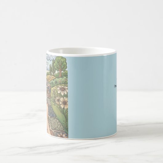 Grateful For Every Step Personalized Coffee Mug (Centre)