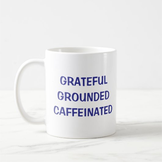 Grateful Ground Café Mug (Gauche)