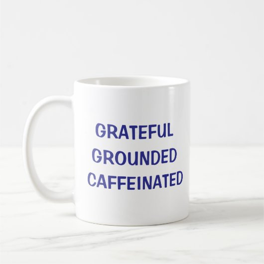 Grateful Ground Café Mug (Gauche)