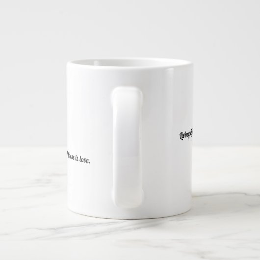 Grateful Heart Cup Extra Grote Beker (Achterkant)