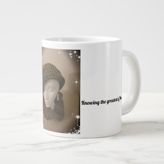 Grateful Heart Cup Extra Grote Beker (Voorkant rechts)