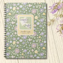 Grateful Heart Joyful Life Personalized Journal Notitieboek