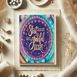 'Grateful Heart'-Kaart voor inspiratie Kaart