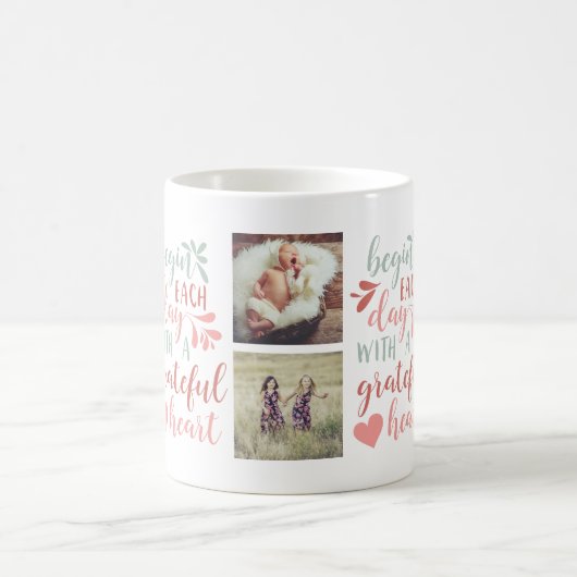 Grateful Heart Photo Mug (Centre)