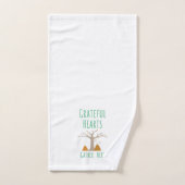 Grateful Hearts Gather here - Grateful Expression Bad Handdoek (Handdoek)