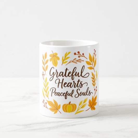 ''Grateful Hearts, Peaceful Souls' Mug (Centre)