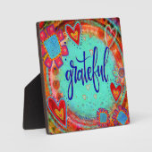 Grateful  Inspirerend grillige ezel Fotoplaat (Voorkant)