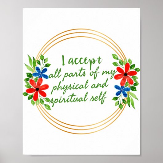 Grateful Motivation words for life Poster (Voorkant)