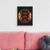 Grateful Motivation words for Succesvol Canvas Afdruk (Insitu (Woonkamer))